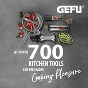 Multi-Purpose Grater by GEFU – Fein- und Grobreibe, Stainless Steel, Silver/Black, Model GF24-50480