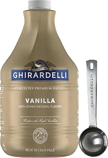 Vanilla Sauce 87.3 Ounce Bottle with Ghirardelli Stamped Barista Spoon