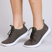 Australia - Womens Sneaker/Runner by EMU – 9, Dark Olive, Model Springbrook