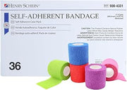 Henry Schein Self-Adherent Bandage, 2" x 5 Yds, Contains Latex, 36 Ct
