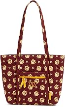 Vera Bradley Women's Premium Cotton Small Vera Tote Bag