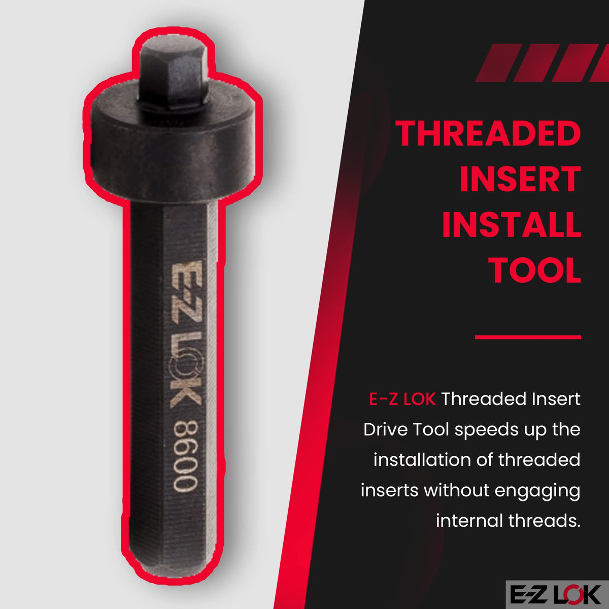 E-Z LOK 10-24/32 / Black / 10-24 and 10-32 Internal Threads Inch Inserts & Kits
