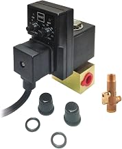 Pneumatics, Electric Drain with Strainer, 2.5 GPM, 1/2" NPT, 1-Phase 115V
