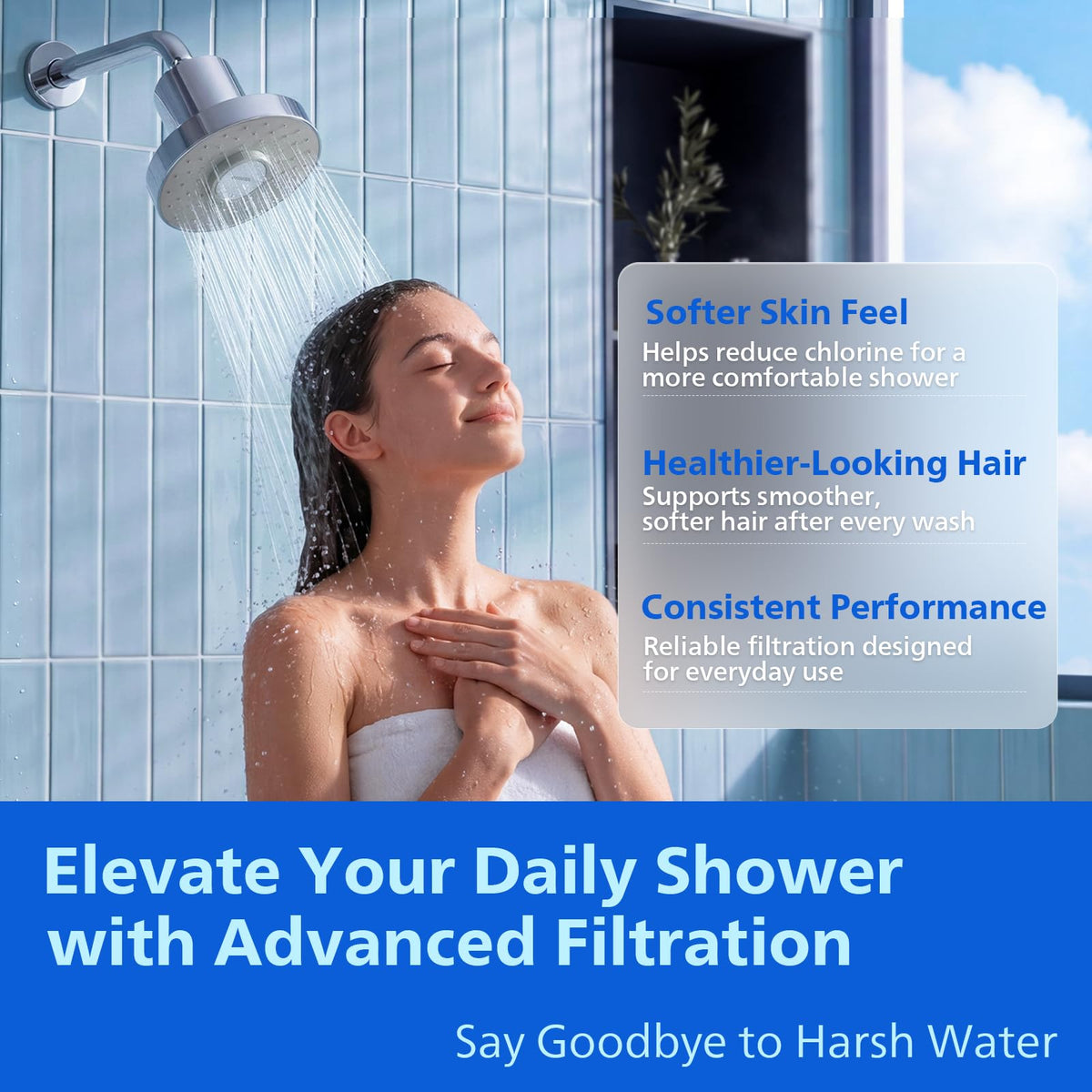 PHILIPS Transparent / Filter Cartridge / 1 Showerhead Filters