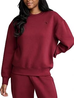 Champion Women's Powerblend Crewneck,standard Fit, Midweight Fleece