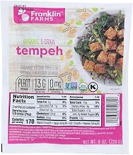 Organic Five Grain Tempeh by Franklin Farms – 8 Ounce (Pack of 12)