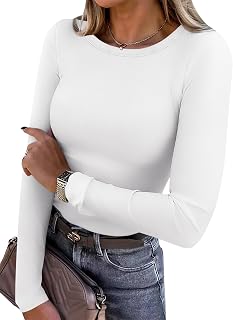 Long Sleeve Shirts for Women Fleece Thermal Tops