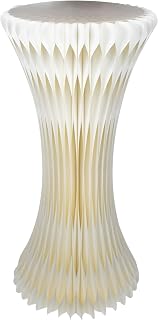 PacknWood White Light Up Folding Tower, Customizable and Reusable Tower with Acrylic Plate | Ideal for Birthday Party & Weddings Table Decor - D: 19.7in x H: 39.37in - 2 Pcs
