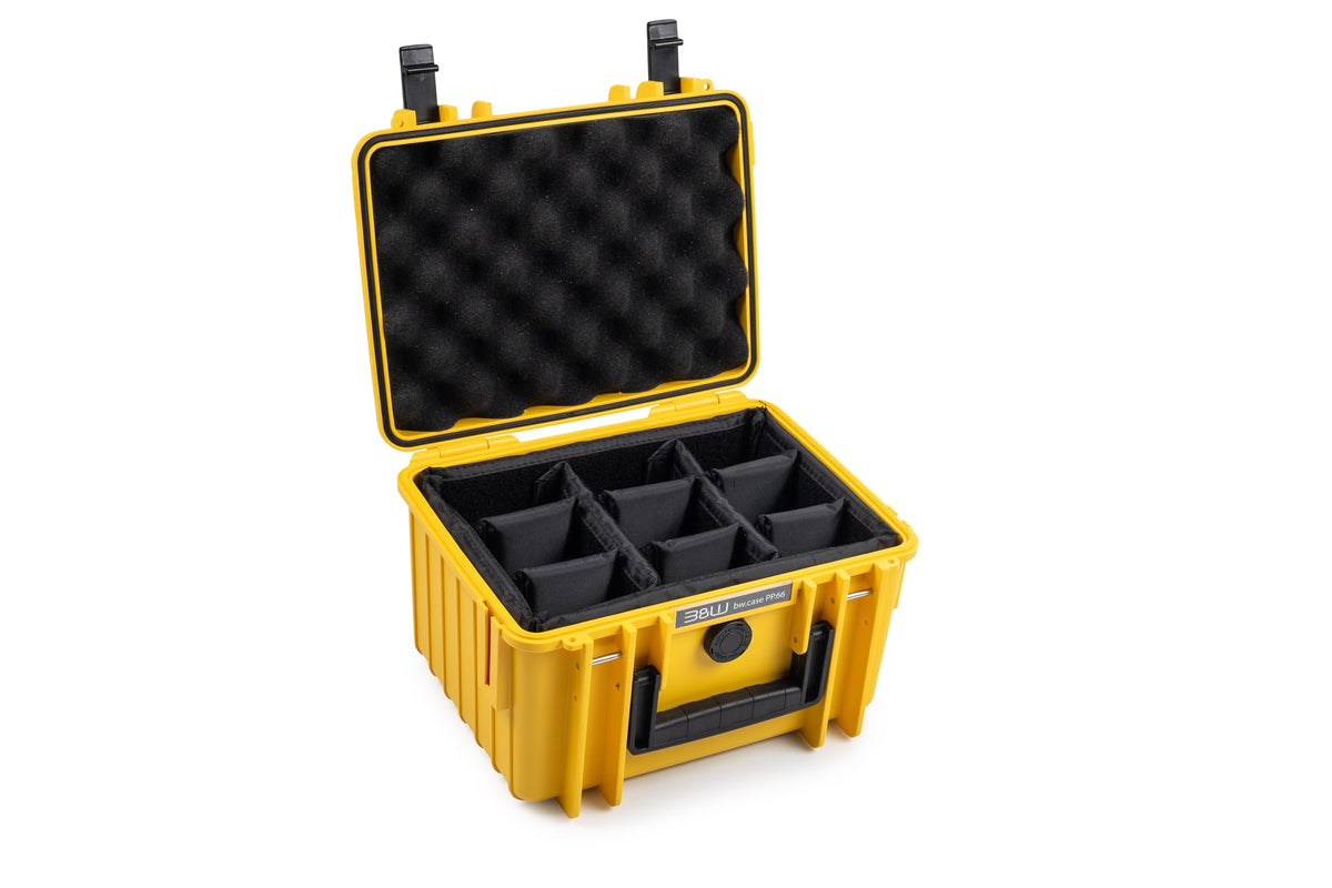 B&W International Yellow / Type 2000 / Divider System Camera Cases
