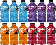 POWERADE Sports Drink Variety Pack, 20 oz Bottles (12 Pack) – Mountain Berry Blast, Orange, Grape & Fruit Punch – Electrolyte Hydration for Sports, Workouts & Recovery