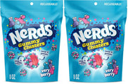 Nerds Very Berry / 8 Ounce (Pack of 2) / Bag Gummy Candy