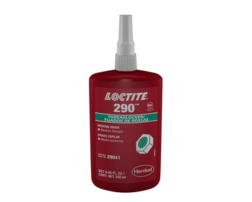 290 Threadlocker by Loctite – 250 mL, Liquid-based adhesive, Green, Model 135393