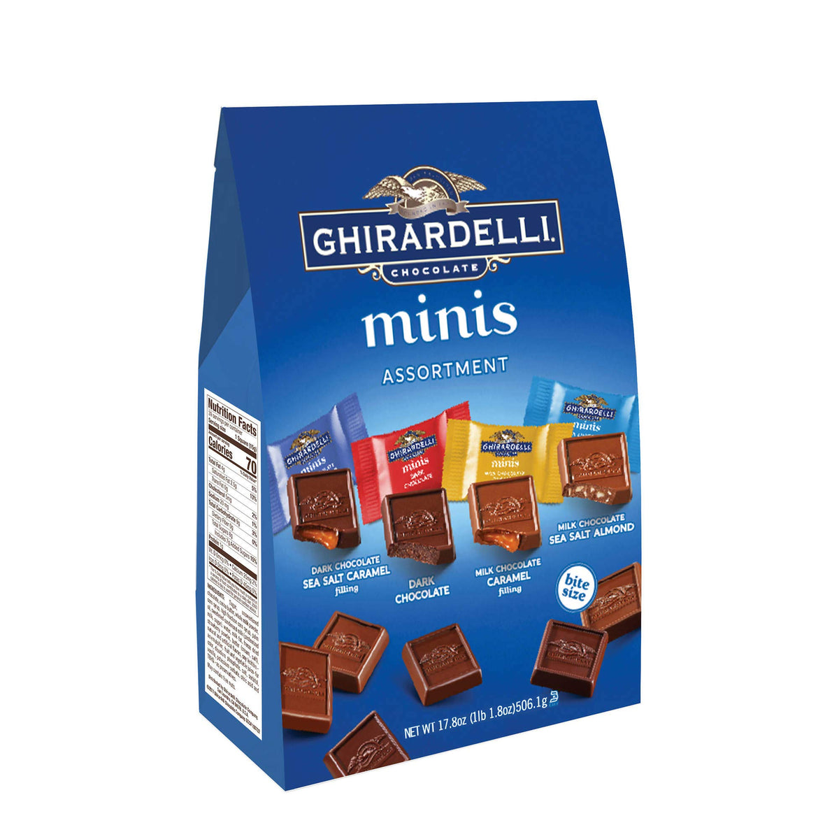 Chocolate Minis Assortment by Ghirardelli – 17.8 Ounce (Pack of 1)