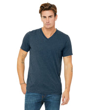 Bella + Canvas Unisex Triblend Short-Sleeve V-Neck T-Shirt 2XL STEEL BLU TRBLND by BELLA+CANVAS – Polyester, Steel Blu Trblnd, Model B045CN187