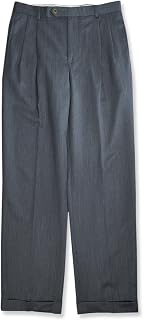 Brooks Brothers Mens Madison Traditional Fit Pleated Front Cuffed Wool Pants,