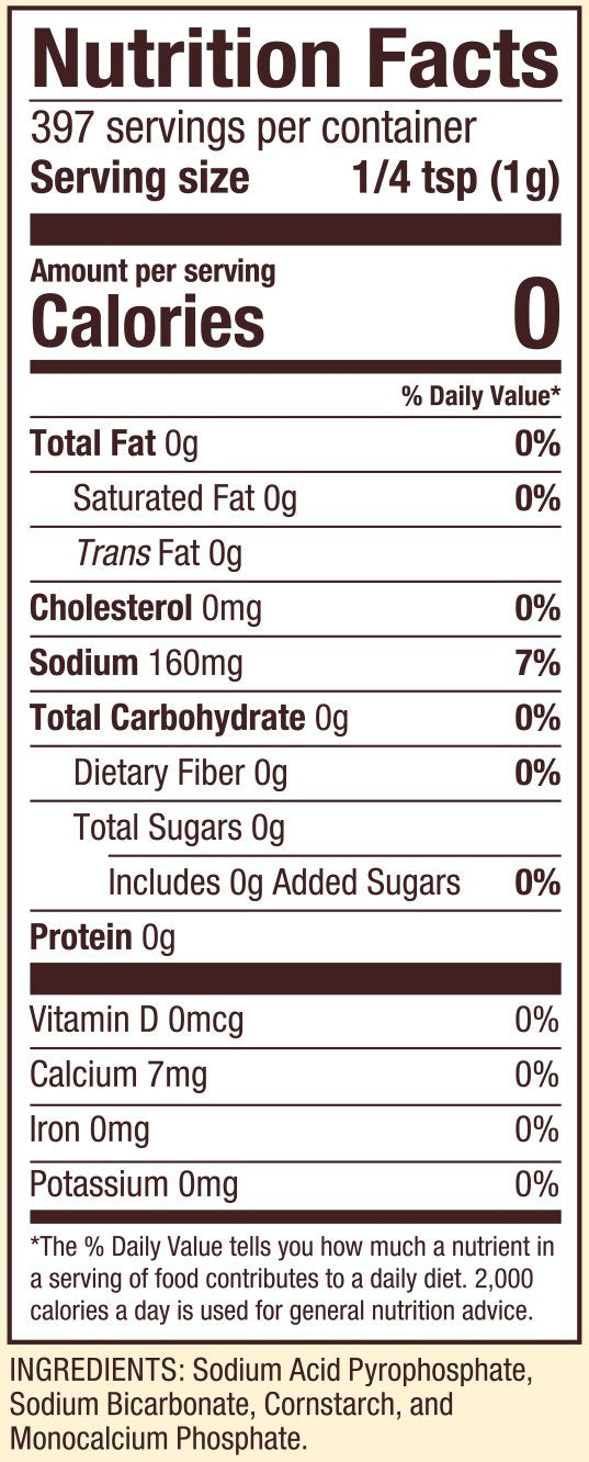 Baking Powder by Bob's Red Mill – 9.33 Ounce (Pack of 6), Pack of 6, Model P101016