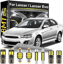 LED Interior Light Kit Replacement for Mitsubishi Lancer, Lancer Evo 2002 2003 2004 2005 2006 2007 2008 2009 2010 2011 2012 2013 2014 2015 2016 2017