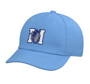 Curtis-Tufts M Mustang Adjustable Printed Baseball Hat by Curtis-Tufts High School, Medford, MA 02155 – Cotton, Light Blue