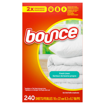 Fabric Softener Sheets by Bounce – 240 Count (Pack of 1), Model 3700099987