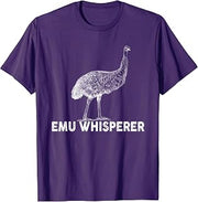 Emu Whisperer Outfit Emus Costume Bird Lover T-Shirt