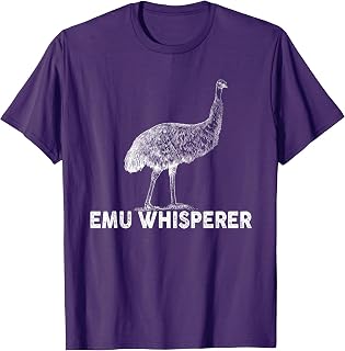 Emu Whisperer Outfit Emus Costume Bird Lover T-Shirt