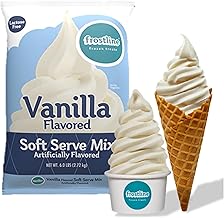 Frostline Vanilla Soft Serve Mix, Gluten & Lactose Free, 6 lb Bag | Vanilla soft serve mix with rich, creamy flavor; just add water, dairy or dairy-free milk for smooth frozen treats