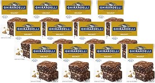 Ghirardelli Premium Brownie Mix Walnut, 17 OZ (Pack of 12)