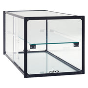 36"L x 16" Clear Aluminum Display Case by Winco – Standard, Plastic, Model ADCG-3616