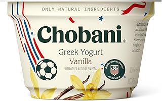 Chobani Non-Fat Greek Yogurt Vanilla Blended 5.3oz