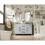 Grey Millie Bathroom Vanity by by Elegant Lighting – Solid wood and MDF, Gray, Model VF29354DGR