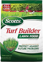 Scotts Turf Builder Lawn Food, 37.50 lbs. | Fertilizer for Grass, For All Grass Types, Covers 15,000 sq. ft.