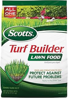 Scotts Turf Builder Lawn Food, 37.50 lbs. | Fertilizer for Grass, For All Grass Types, Covers 15,000 sq. ft.