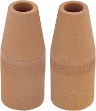 Walter Surface Technologies Walter Welding Nozzle 2pc Set - 3/8in Diameter Pre-Coated Ceramic E-Weld Nozzles Lincoln Style 250L and 350A Capability