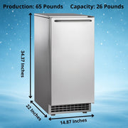 Scotsman Without Filtration / Ice Maker / Silver Ice Machines