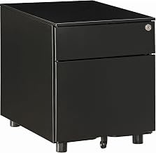 Global Industrial 2 Drawer Pedestal, Low Height
