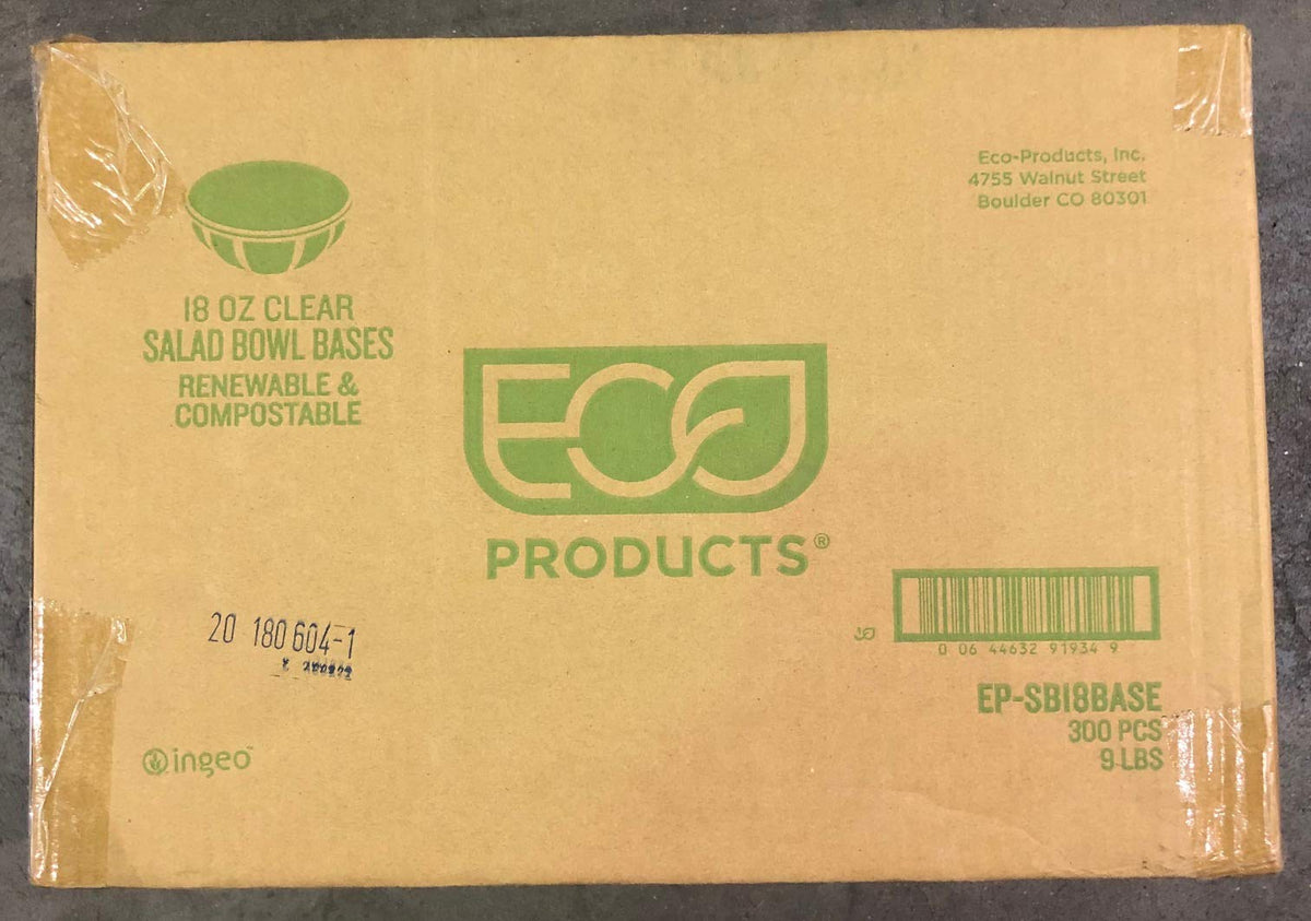 ECO PRODUCTS 18oz / Clear / 300 Bowls