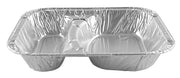 Hamburger Container Tray Disposable School Feeding Pan (pack of 25) by Handi-Foil – Aluminum, Model 4101-30-1000