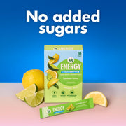 Energy Lemon Lime Energy Drink Powder by V8 – Pack of 10 (0.14 Ounce), Model 200000029725