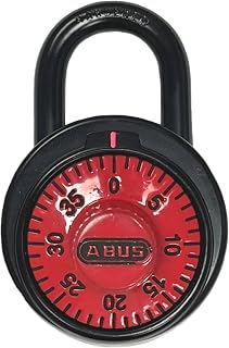 ABUS 78 by 50 Red Dial Combination Padlock