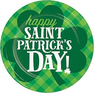 Creative Converting Happy St. Patrick's Day Dessert Plates, 8 ct