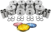 MA-5741124953-0 Pistons w/Rings Compatible With/For 94-03 Ford 7.3L OHV Power-Stroke