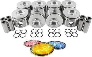 MA-5741124953-0 Pistons w/Rings Compatible With/For 94-03 Ford 7.3L OHV Power-Stroke