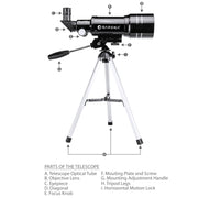 Barska Black / One Size / 225x30070 Refractors
