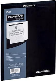 Cmb Pad Quad Planning Size 80ct Mead Cambridge Stiff-Back Planning Pad, 8 1/2 X 11 3/4