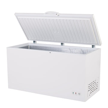 Commercial Chest Freezer with Solid Top 60.2 Inch Wide with Locking Lid by MAXX Cold – 15.9 Cubic Feet, 450.0 liters, White, Model MXSH15.9SHC