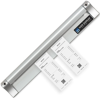 Check Rack with Mounting Screw Pack for Kitchens and Restaurants by San Jamar – 24", Stainless Steel, 24 Inches, Pack of 6, Model CK6524A