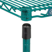Poly-Green Wire Dunnage Rack by Nexel – Wire, Green, Model P1824G