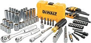 DEWALT Mechanics Tools Kit and Socket Set, 1/4" & 3/8" Drive, SAE, 108-Piece (DWMT73801)