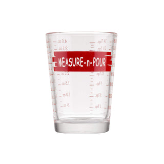 H1433T Measuring Cup Measure-N-Pour by Tablecraft – 2½ x 2½ x 3¼ inches, 118.0 milliliters, Glass, Clear, Model 4336033546