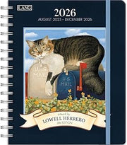 Lang, American Cat Deluxe 2026 Planner, 8.25'' X 9.5'', Weekly Calendar with Stapled Binding